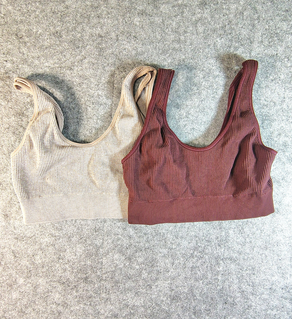 Arie Seamless Scoop Neck Bralettes Size S